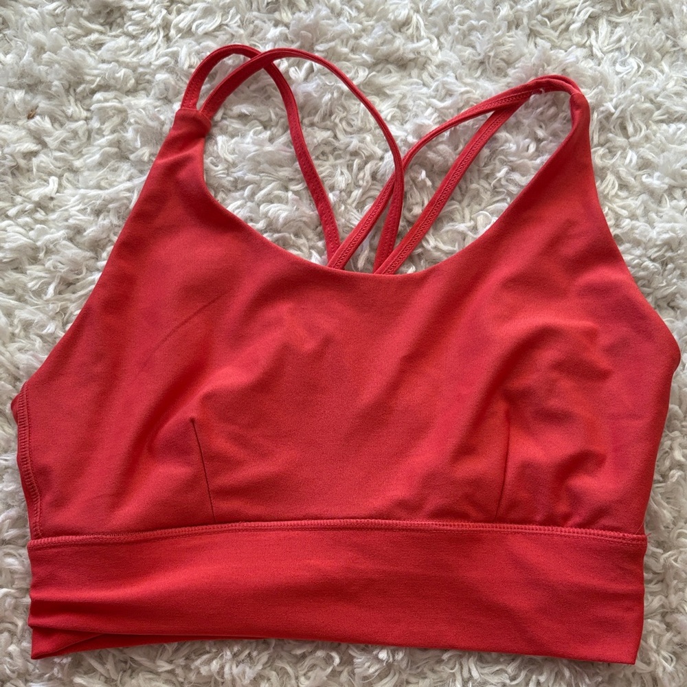 Athletic Works Vibrant coral Red Sports Bra